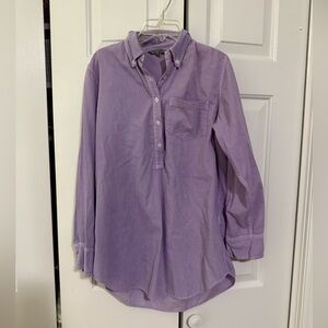 American Colors Purple corduroy  Button Down Shirt